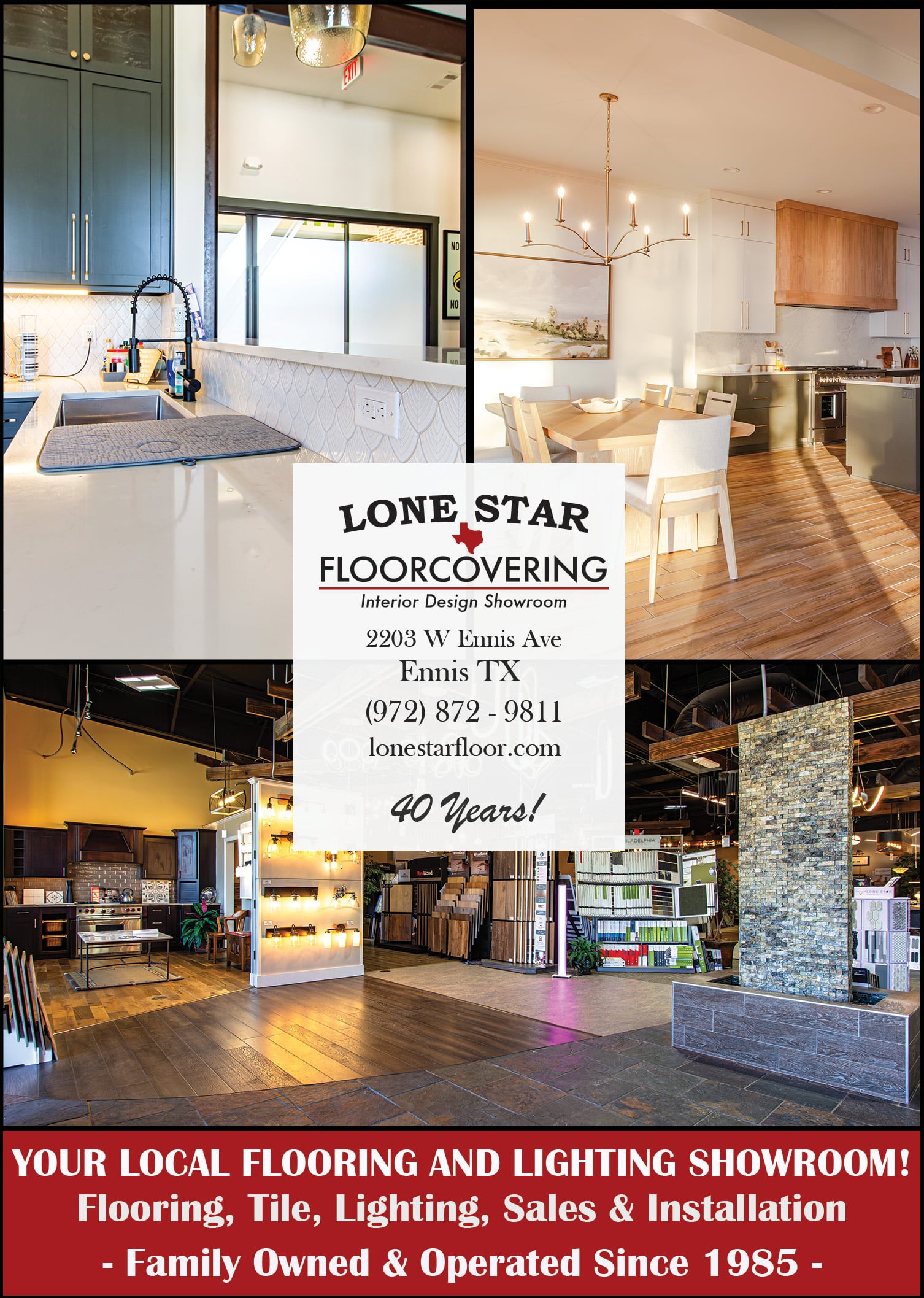 Lonestar Floorcovering TR ad